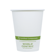 8 oz. Blank Compostable Paper Cup